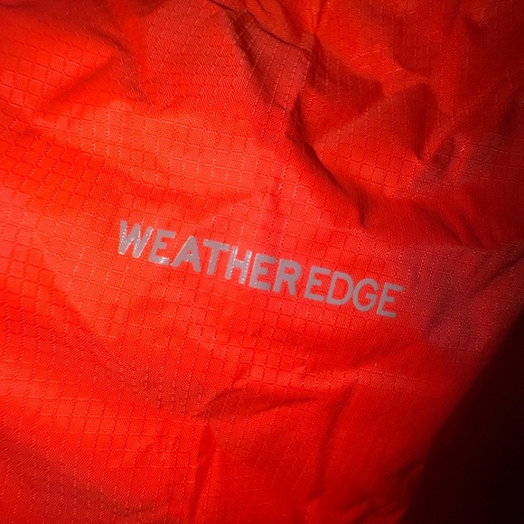 Eddie Bauer Orange Quilted Utility Jacket with Zipper - Picture 6 of 6